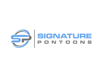 Signature Pontoons logo design by ndaru