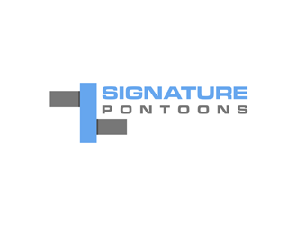 Signature Pontoons logo design by ndaru