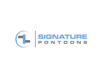 Signature Pontoons logo design by ndaru