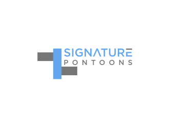 Signature Pontoons logo design by narnia