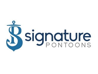 Signature Pontoons logo design by dasigns