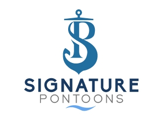 Signature Pontoons logo design by dasigns