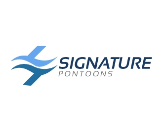Signature Pontoons logo design by dasigns