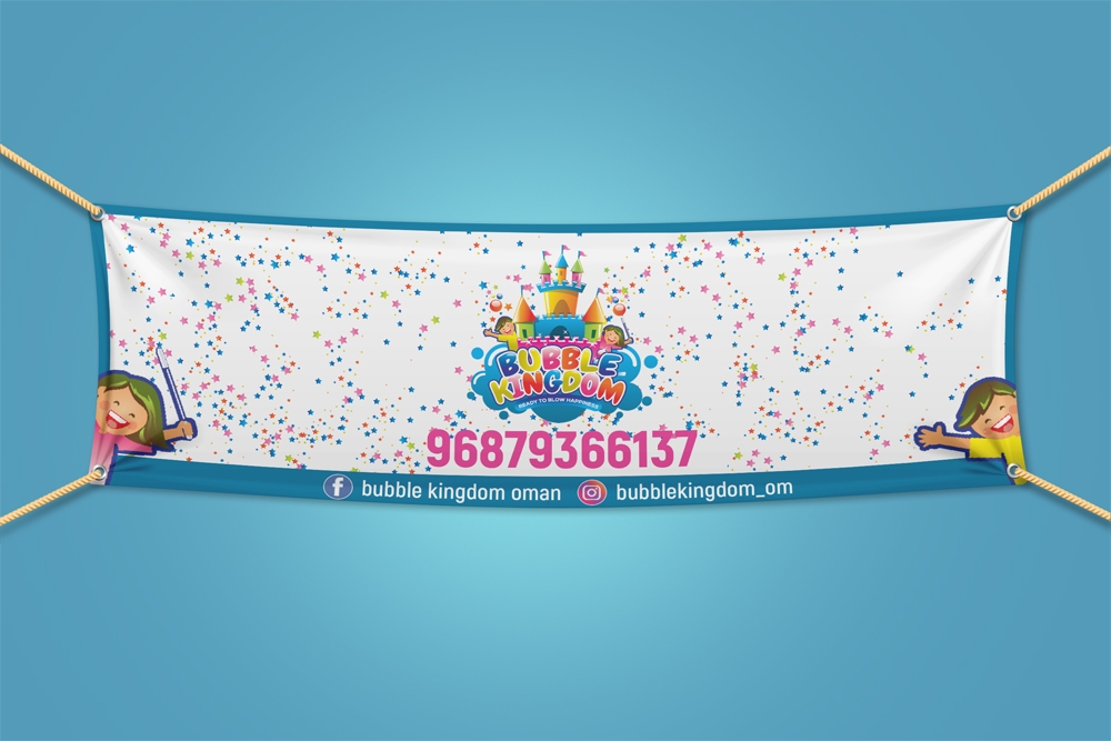 Bubble kingdom logo design by aamir