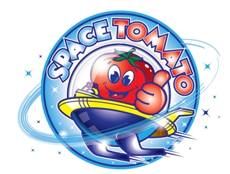 Space Tomato logo design by shere