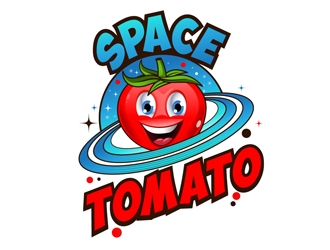 Space Tomato logo design by DreamLogoDesign