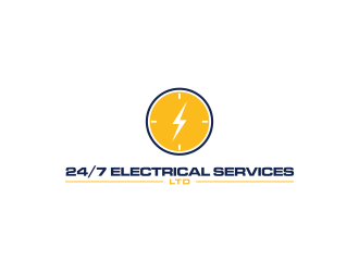 24/7 Electrical Services LTD logo design by ammad