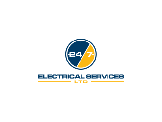 24/7 Electrical Services LTD logo design by ammad