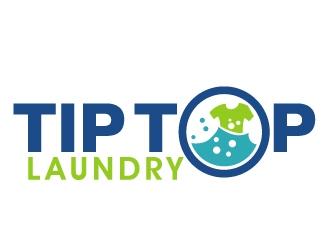 TIP TOP LAUNDRY logo design by PMG
