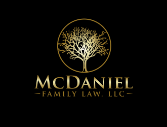 McDaniel Family Law, LLC  logo design by BeDesign