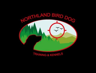 Northland Bird Dog  logo design by defeale