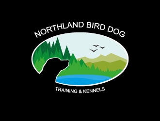Northland Bird Dog  logo design by defeale
