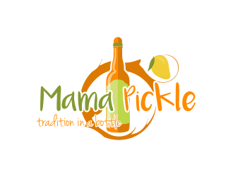 Mama Pickle logo design by ROSHTEIN