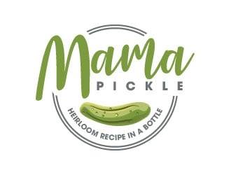 Mama Pickle logo design by daywalker