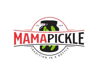 Mama Pickle logo design by sanworks