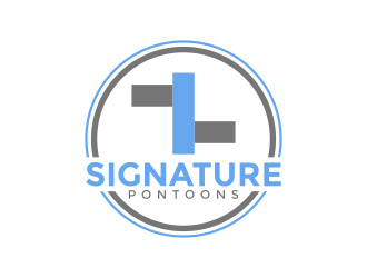 Signature Pontoons logo design by ingepro