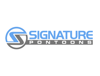 Signature Pontoons logo design by kunejo
