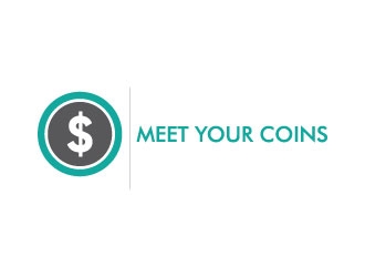Meet Your Coins logo design by Erasedink