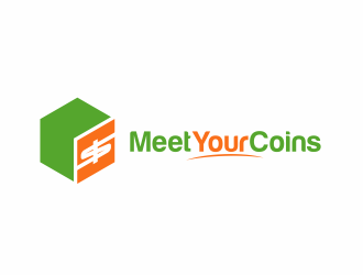 Meet Your Coins logo design by serprimero