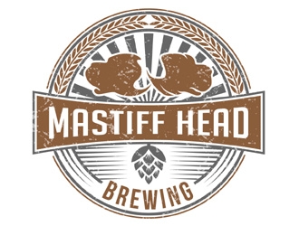 Mastiff Head Brewing logo design by MAXR