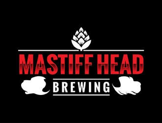 Mastiff Head Brewing logo design by MAXR