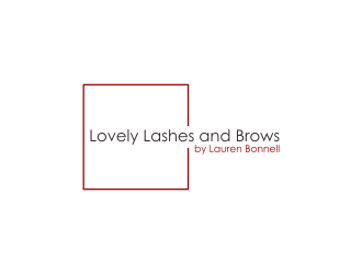 Lovely Lashes and Brows by Lauren Bonnell logo design by sitizen