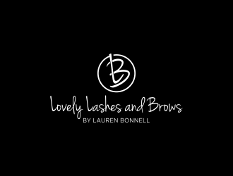 Lovely Lashes and Brows by Lauren Bonnell logo design by oke2angconcept