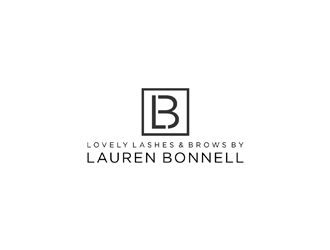 Lovely Lashes and Brows by Lauren Bonnell logo design by ndaru