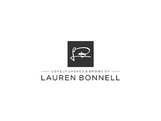 Lovely Lashes and Brows by Lauren Bonnell logo design by ndaru