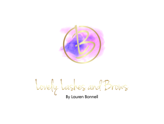 Lovely Lashes and Brows by Lauren Bonnell logo design by oke2angconcept