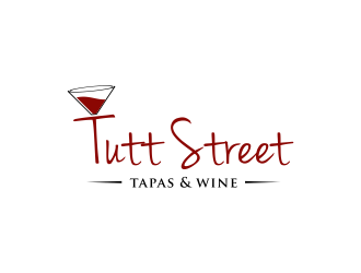 tutt street tapas & wine logo design by salis17