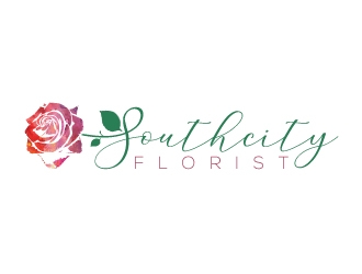 Southcity Florist logo design by artbitin