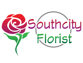Southcity Florist logo design by XolBurn