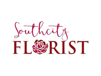 Southcity Florist logo design by cikiyunn