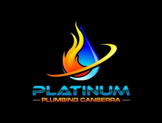 Platinum Plumbing Canberra logo design by uttam