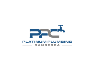 Platinum Plumbing Canberra logo design by aflah