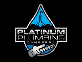 Platinum Plumbing Canberra logo design by Gaze