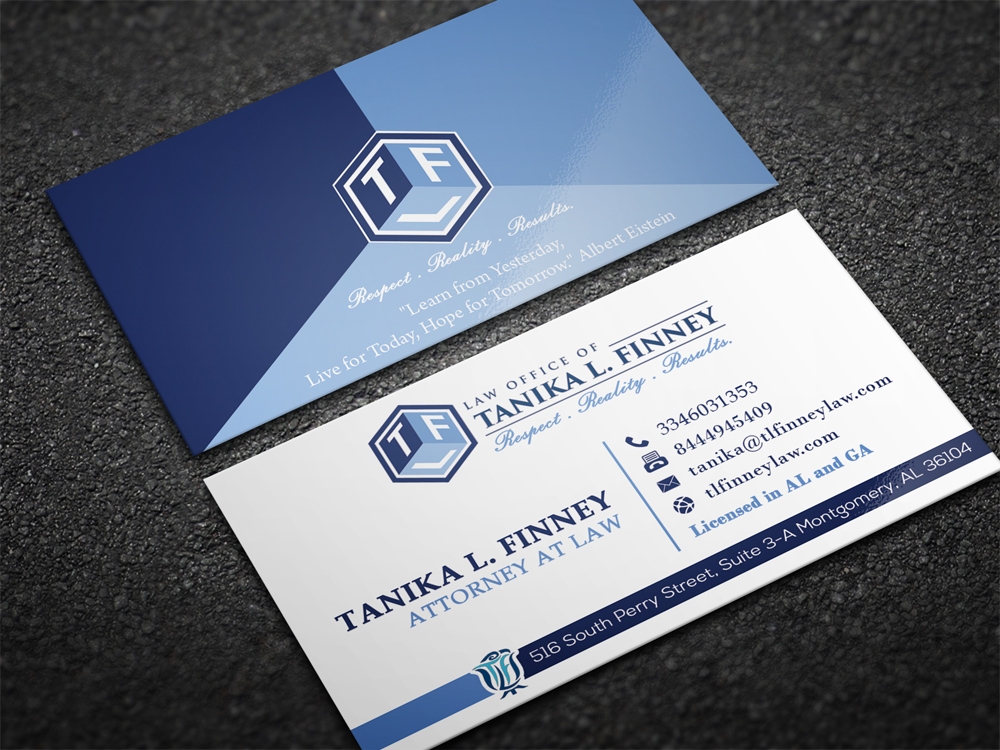 Law Office of T. LaRosa Finney logo design by aamir