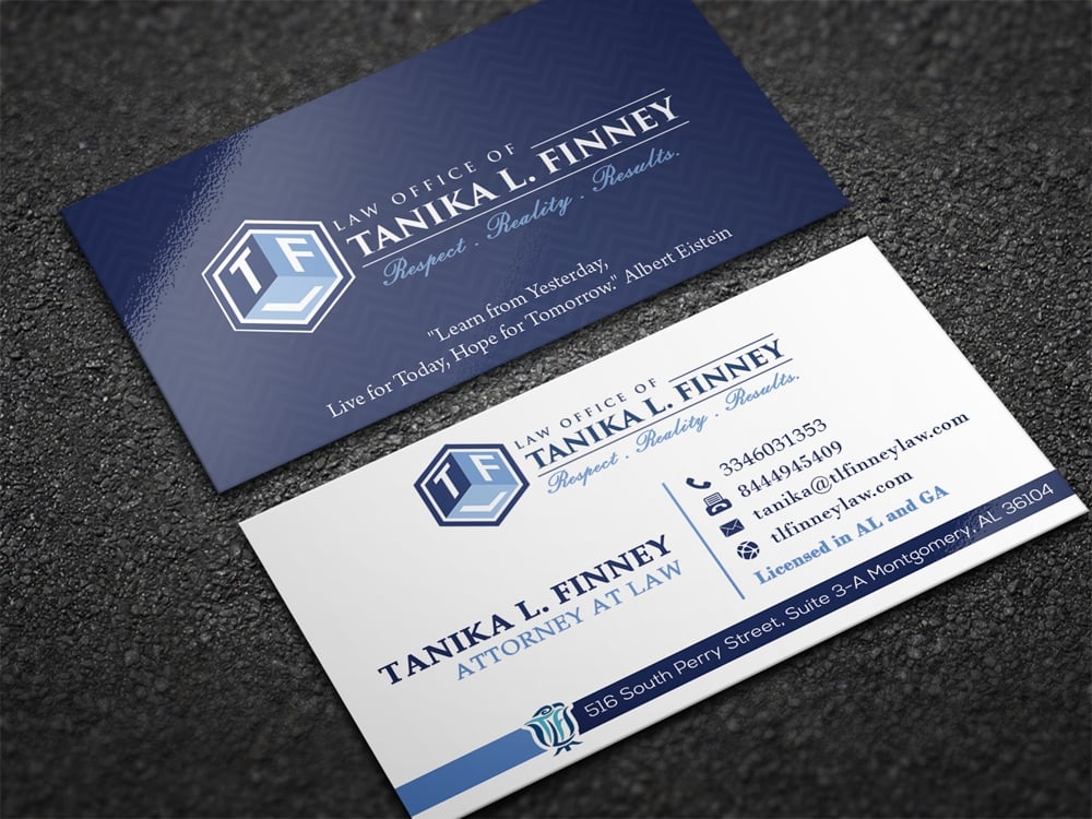 Law Office of T. LaRosa Finney logo design by aamir