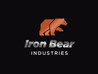 Iron Bear Industries logo design by DonyDesign