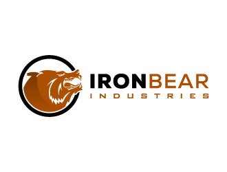 Iron Bear Industries logo design by pencilhand