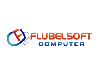 Flubelsoft computer logo design by abss