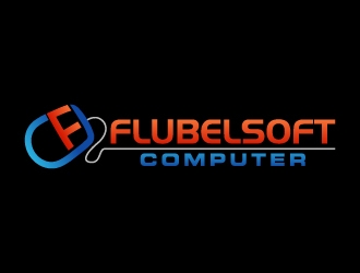 Flubelsoft computer logo design by abss