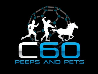 C60 Peeps and Pets logo design by REDCROW
