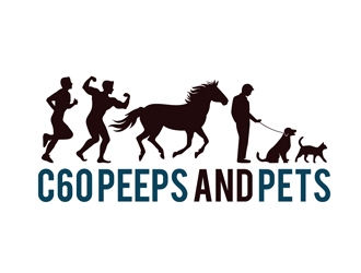 C60 Peeps and Pets logo design by shere