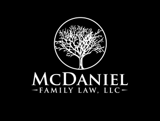 McDaniel Family Law, LLC  logo design by BeDesign
