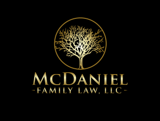 McDaniel Family Law, LLC  logo design by BeDesign