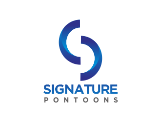 Signature Pontoons logo design by Greenlight
