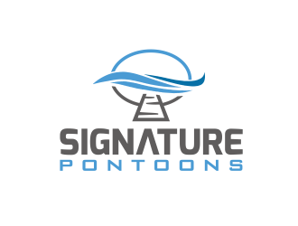 Signature Pontoons logo design by YONK