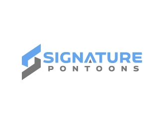 Signature Pontoons logo design by jaize
